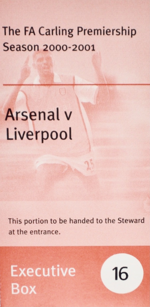 Arsenal 21 Aug 2000 - LFChistory.net