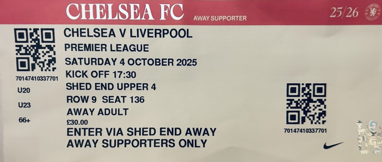 Chelsea 04 Oct 2025 - LFChistory.net