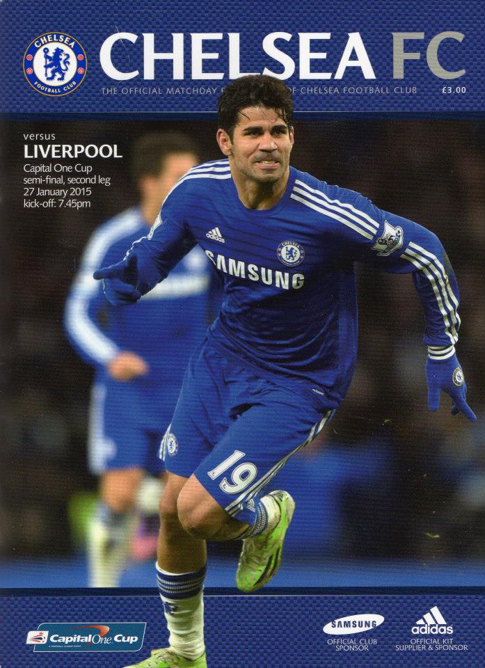 Chelsea Programmes Chelsea 27 Jan 2015 - LFChistory.net