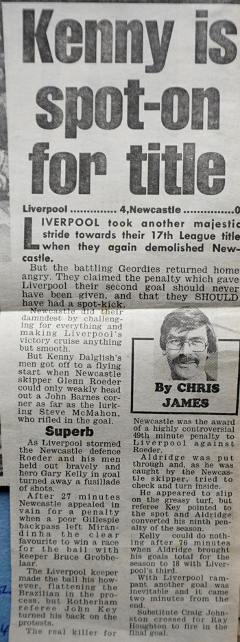 Kenny spot on for title