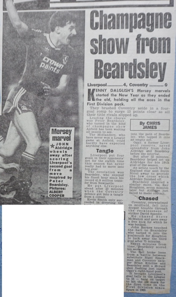 Champagne show from Beardsley