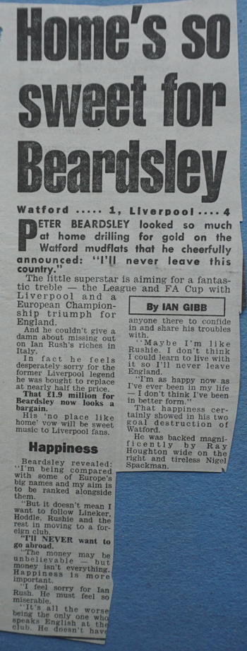 Home sweet home for Beardsley