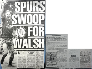 Spurs swoop for Walsh