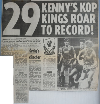 Kenny's Kop kings roar to record