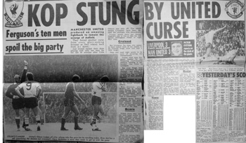 Kop stung by United curse