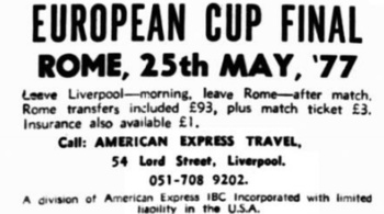 American Express Travel Advert