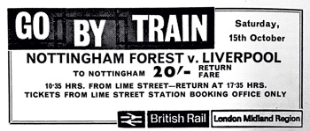 British Rail Advert