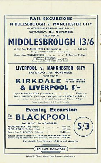 British Rail Handbill