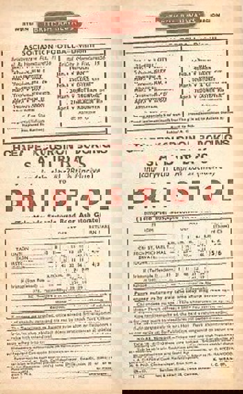 British Rail Handbill