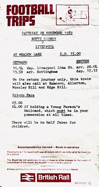 British Rail Handbill