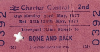 British Rail Return Ticket