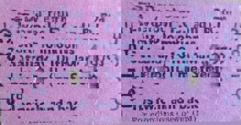 British Rail Ticket