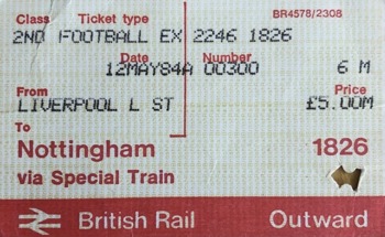 British Rail Ticket