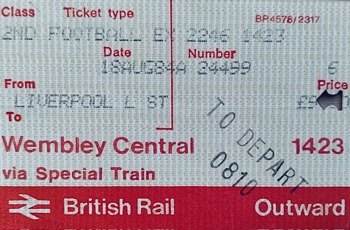 British Rail Ticket