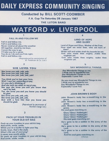 Community Song Sheet