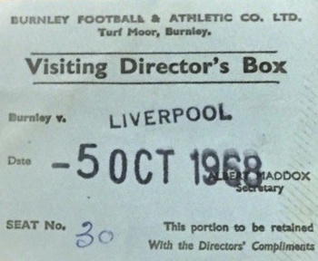 Directors Box ticket