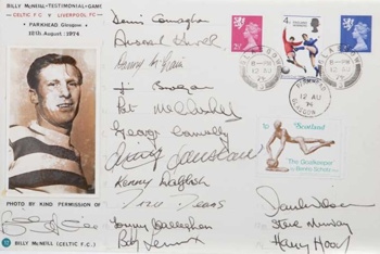 First Day Issue Postcard (Celtic Signed)