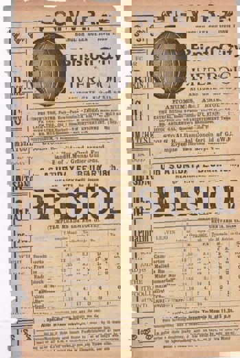 Great Western Railway Handbill