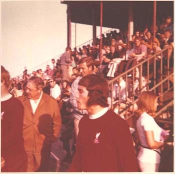 Kevin Keegan walking in Idrottsparken