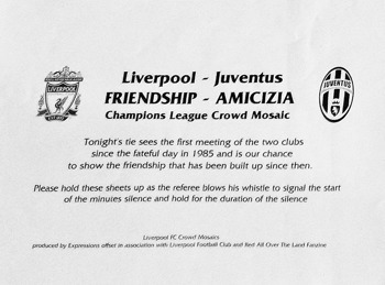 LFC Crowd Mosiac White Card