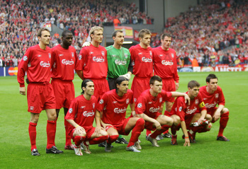 Liverpool lineup