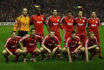 Liverpool lineup