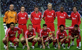 Liverpool lineup