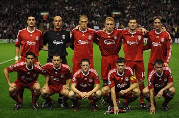Liverpool lineup