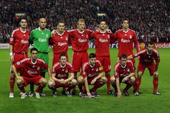 Liverpool lineup