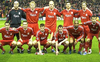 Liverpool lineup