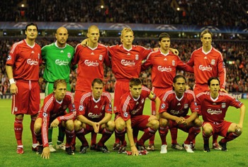 Liverpool lineup