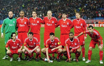 Liverpool lineup