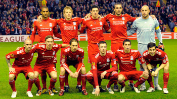 Liverpool lineup