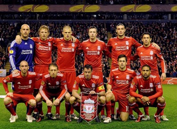 Liverpool lineup