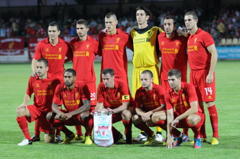 Liverpool lineup