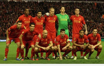 Liverpool lineup