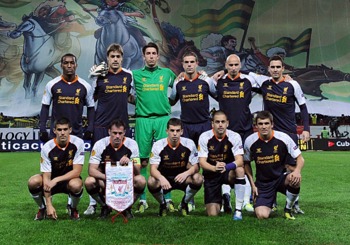 Liverpool lineup