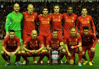 Liverpool lineup