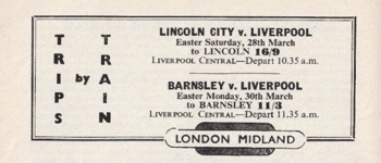 London Midland Railway Advert