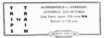 London Midland Railway Advert