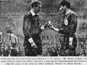 Hard boiled egg stops play