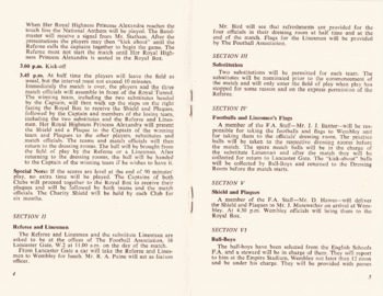 Programme of arrangements pages 4 & 5