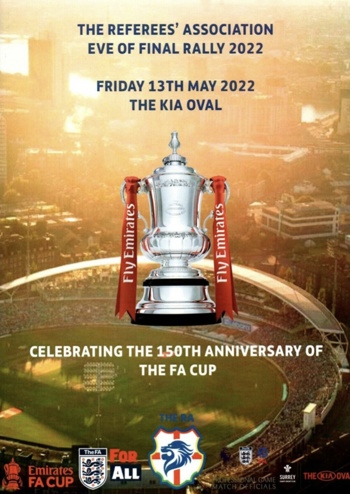 Referees Eve Of Final Rally Dinner Programme