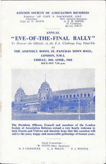 Referee's Association Eve of Final Dinner