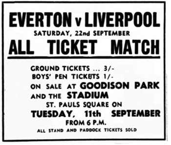 Ticket Sale Advert