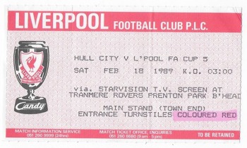 TV Screening Ticket