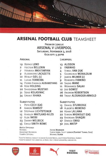 TeamSheet