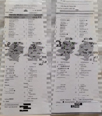Teamsheet