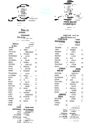 TeamSheet