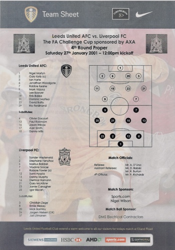Teamsheet
